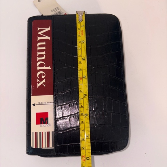 Vintage Mundi Mundex Daily Planner Organizer Wallet NWT - Picture 2 of 14